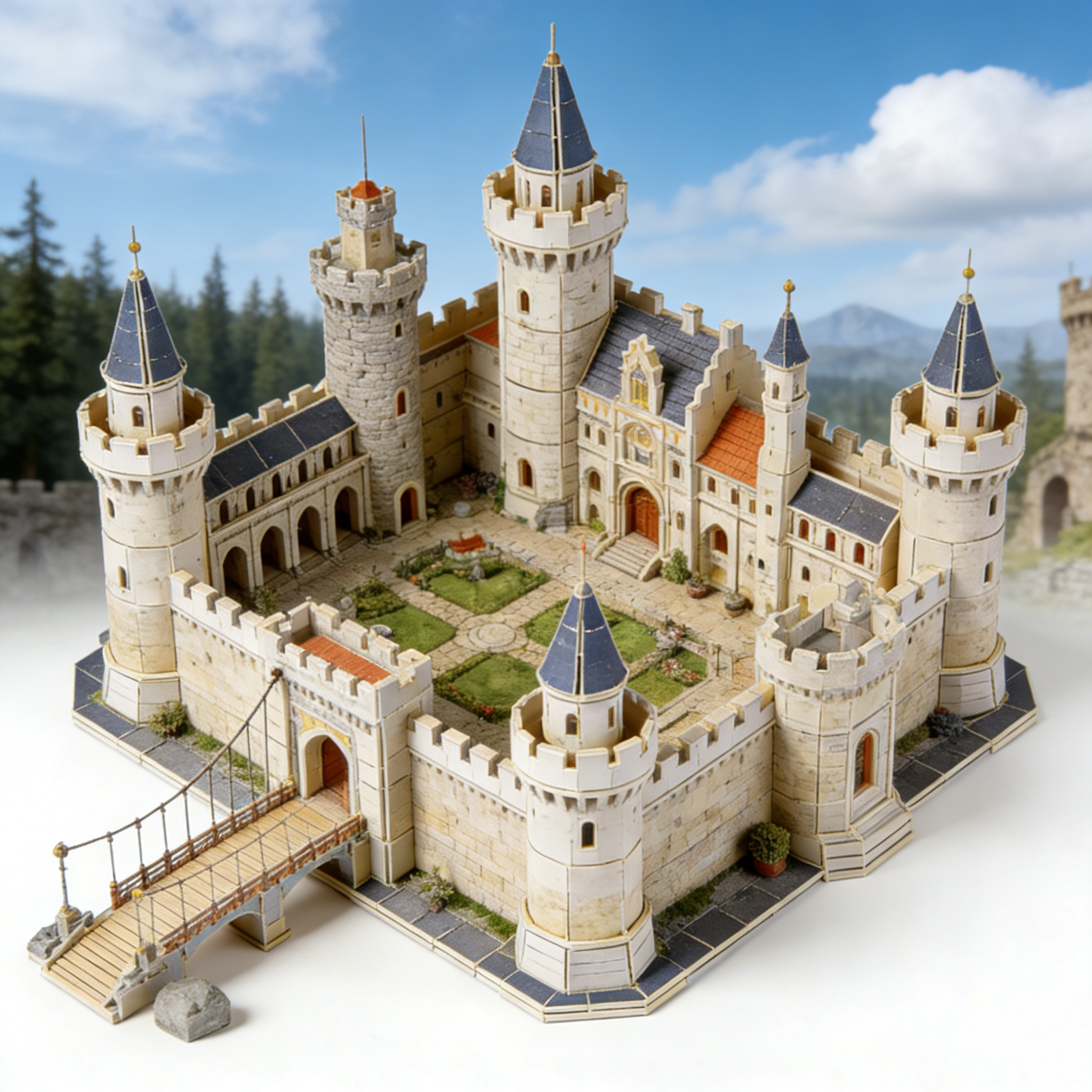 Medieval Castle 3D Wooden Puzzle