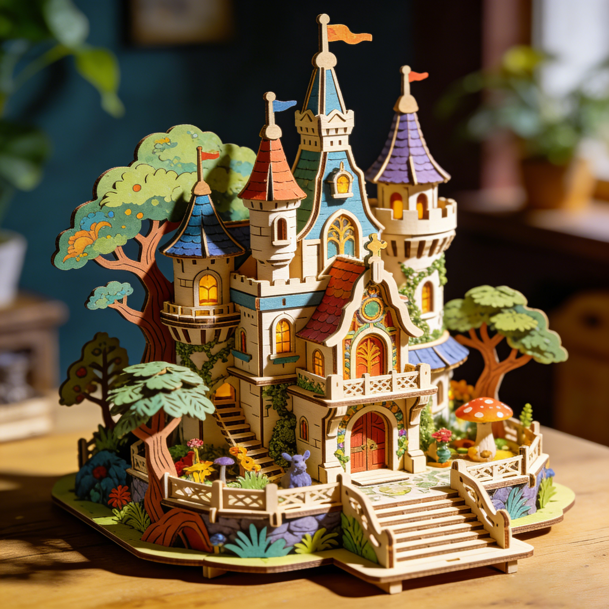 Fairytale Forest Castle 3D Puzzle