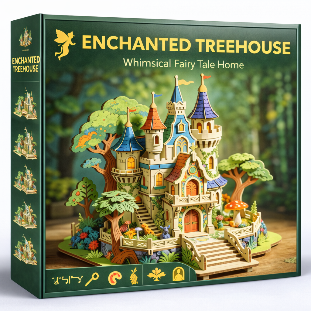 Fairytale Forest Castle 3D Puzzle
