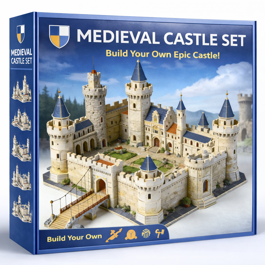 Medieval Castle 3D Wooden Puzzle